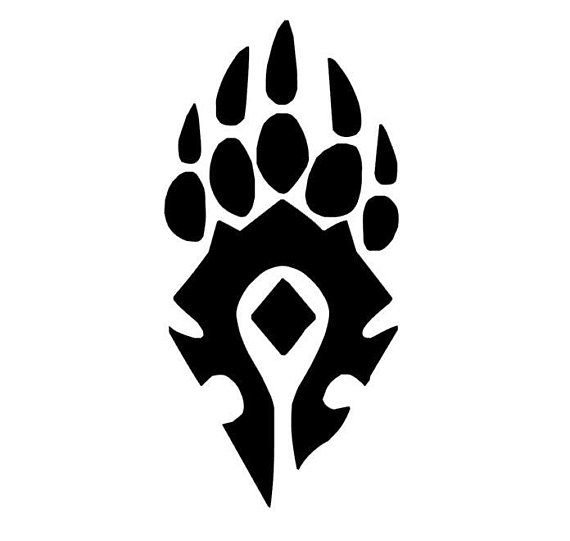 Медвежья лапа тату эскизы