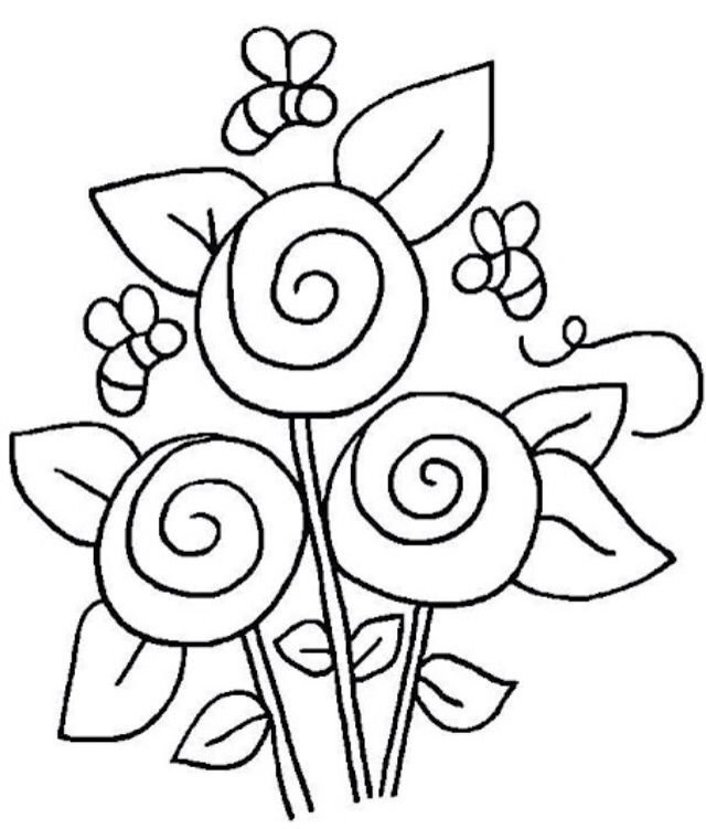 Цветок для пластилинографии