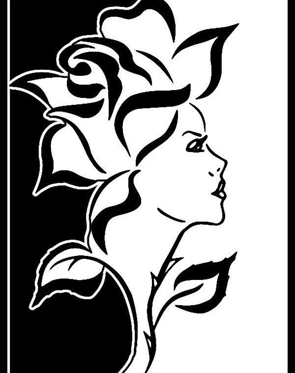 Трафаретные рисунки