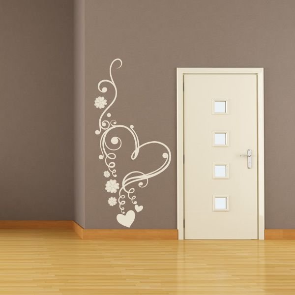 Растительный орнамент на стене