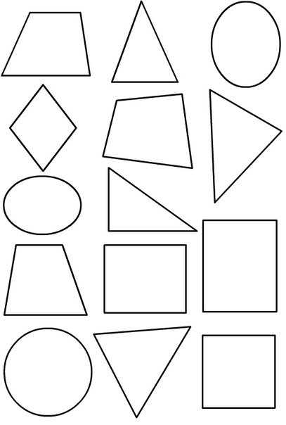 Геометрические фигуры для дошкольников