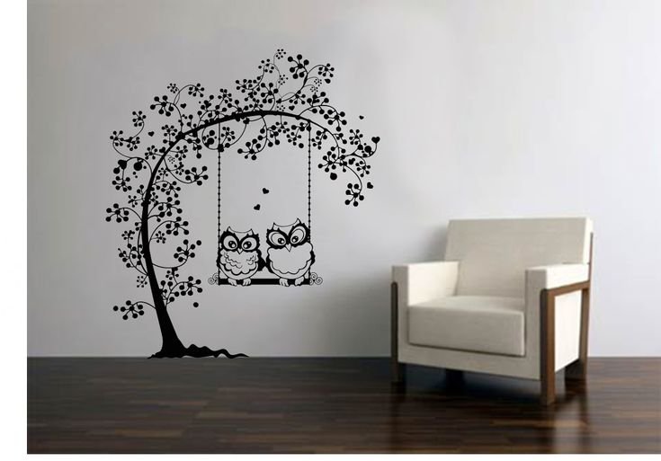 Идеи трафаретов для стен