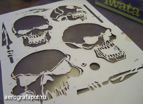 Трафареты для аэрографии на авто