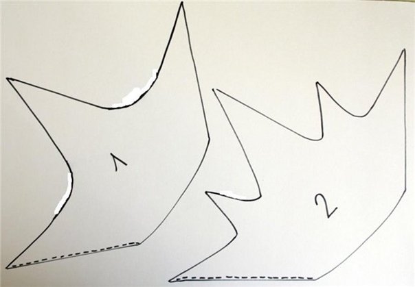 Лекало короны снежной королевы