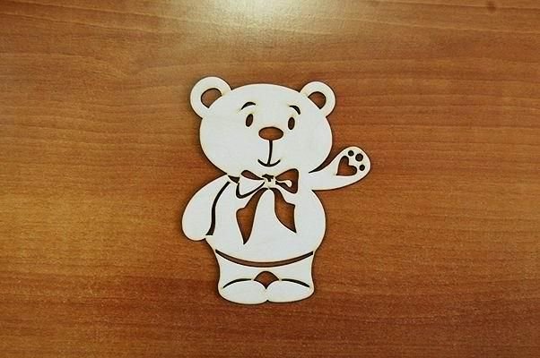 Мишка из фанеры