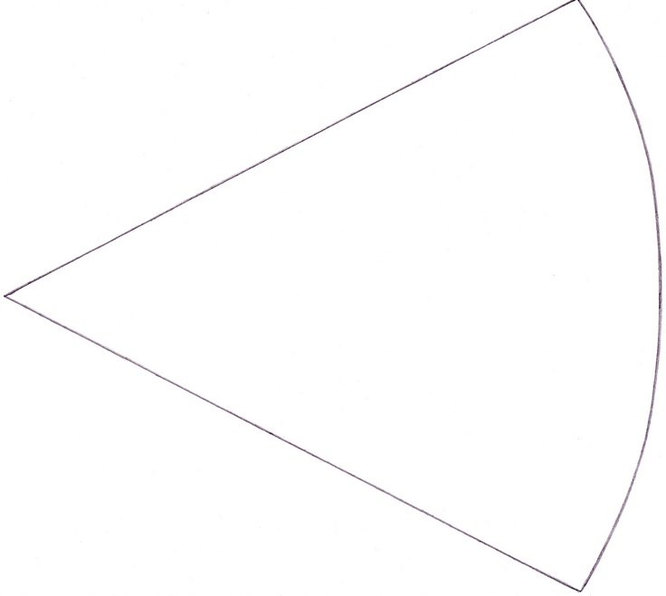 Морковка из бумаги шаблон