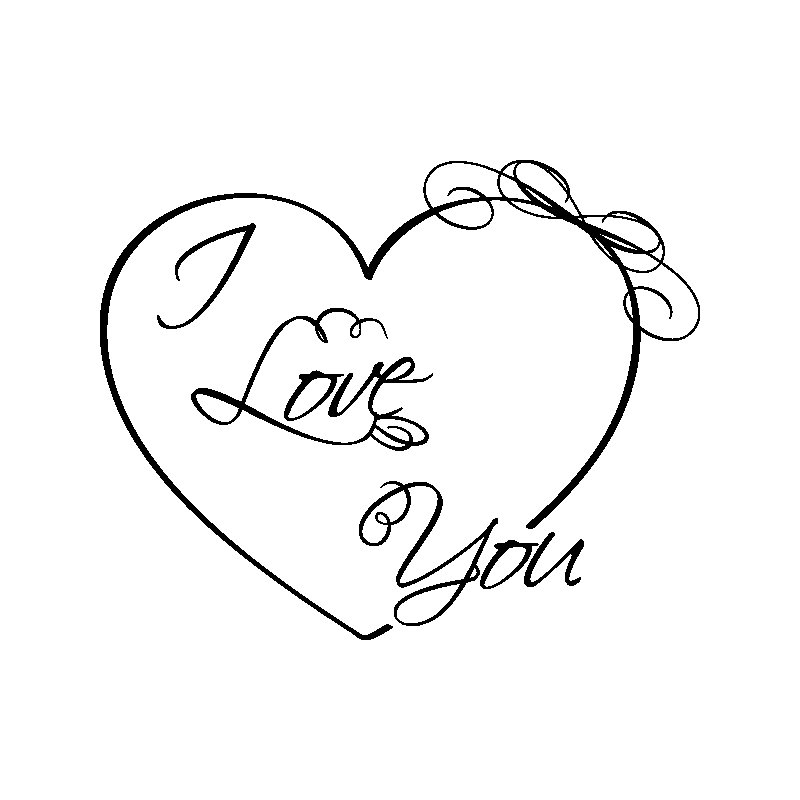 Валентинки чб