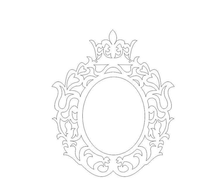 Трафареты фоторамок для выпиливания лобзиком