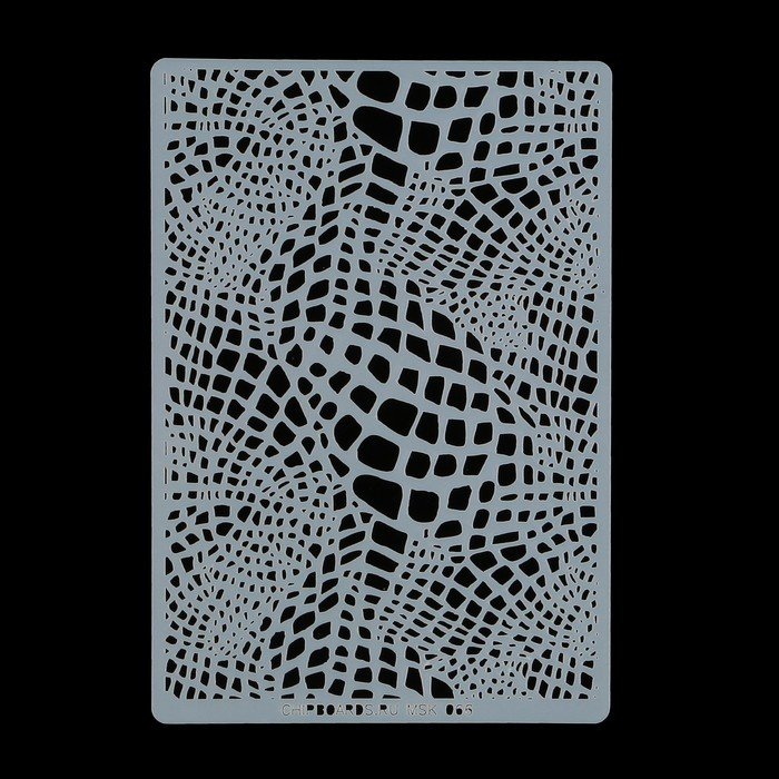 Трафарет имитация кожи