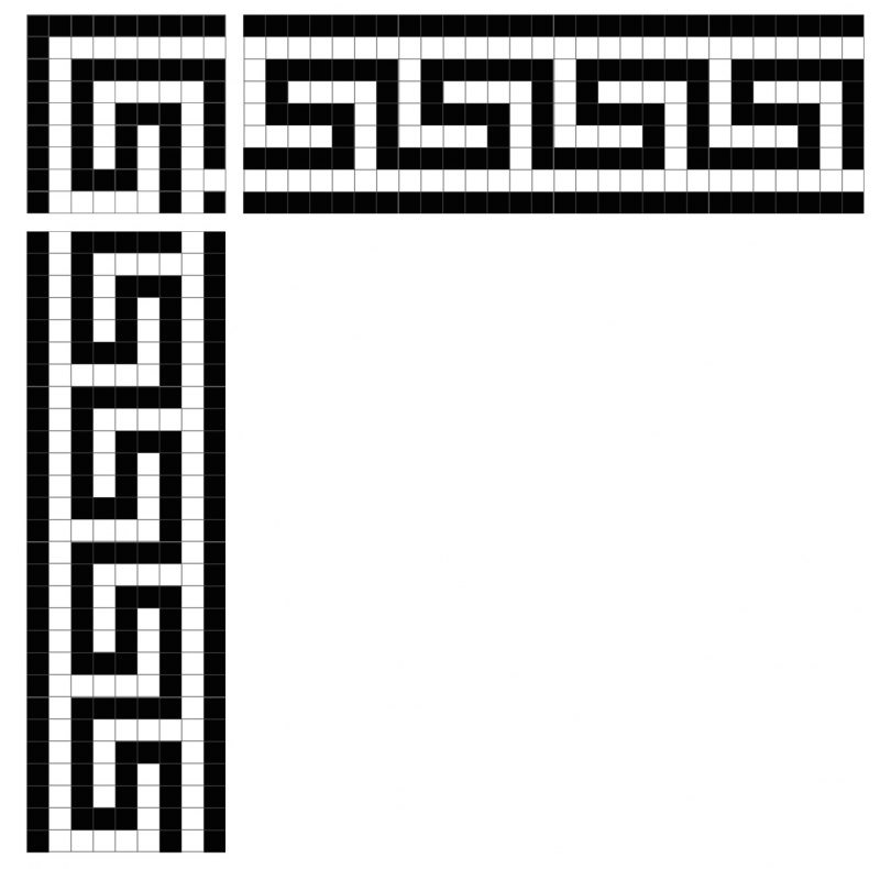 Греческий орнамент Меандр