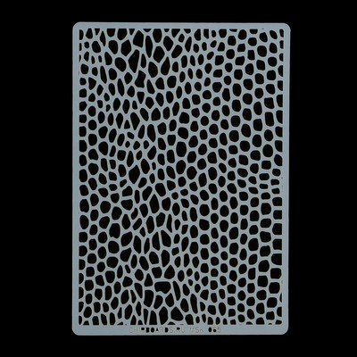 Трафарет "змеиная кожа"