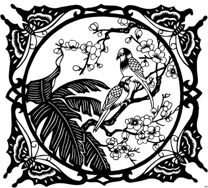 Пейзажный орнамент