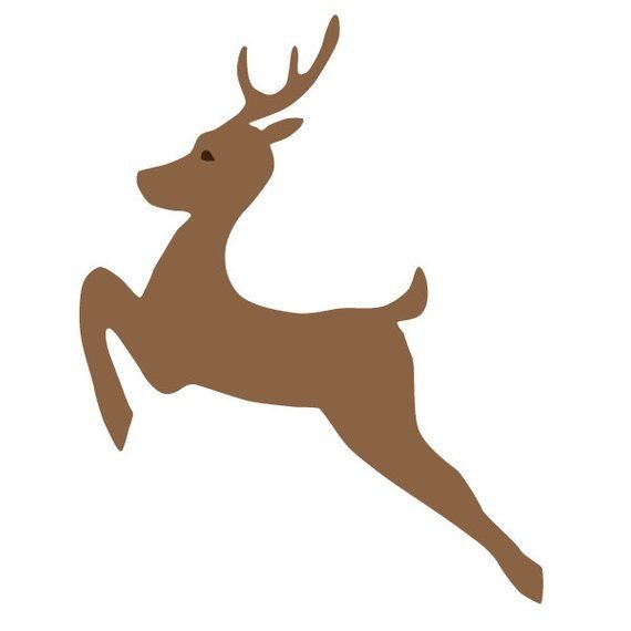 Трафарет "олени"