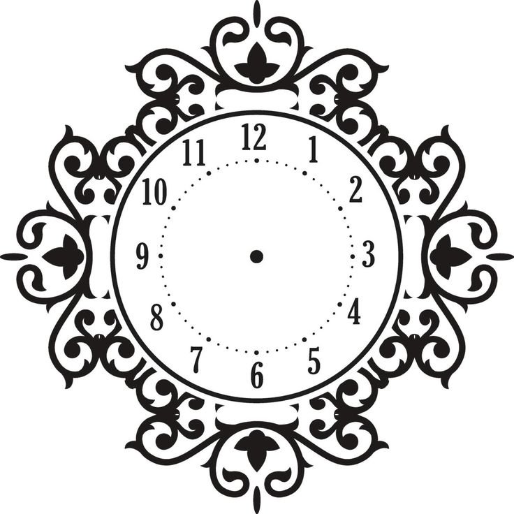 Циферблат без стрелок