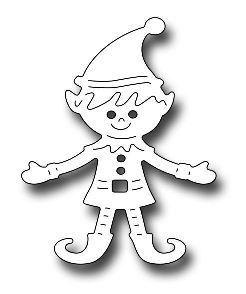 Трафарет эльфа