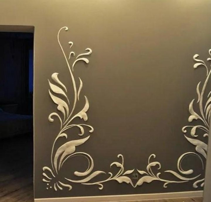 Трафарет для барельефа