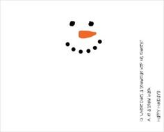 Шаблон снеговика для упаковки шоколада