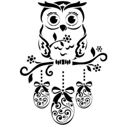 Трафарет Совенок