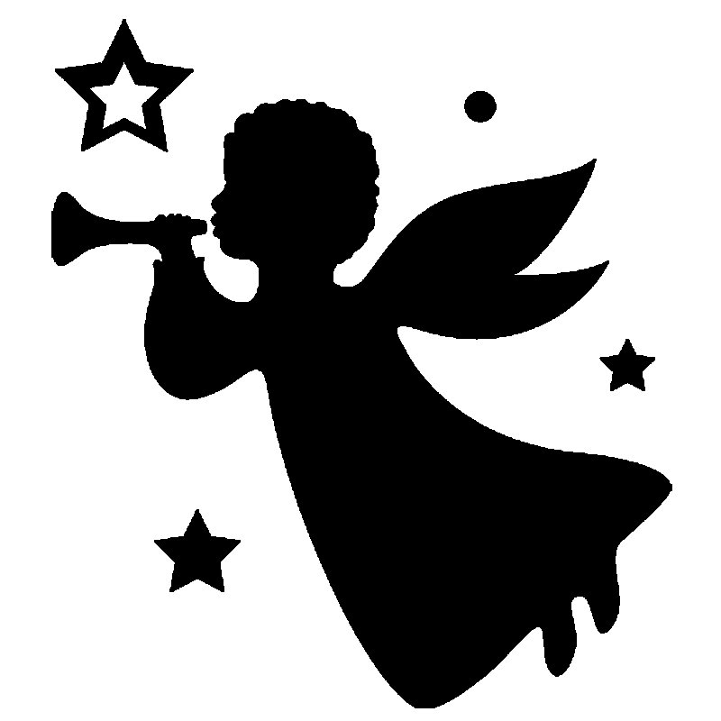 Трафарет "ангелы"