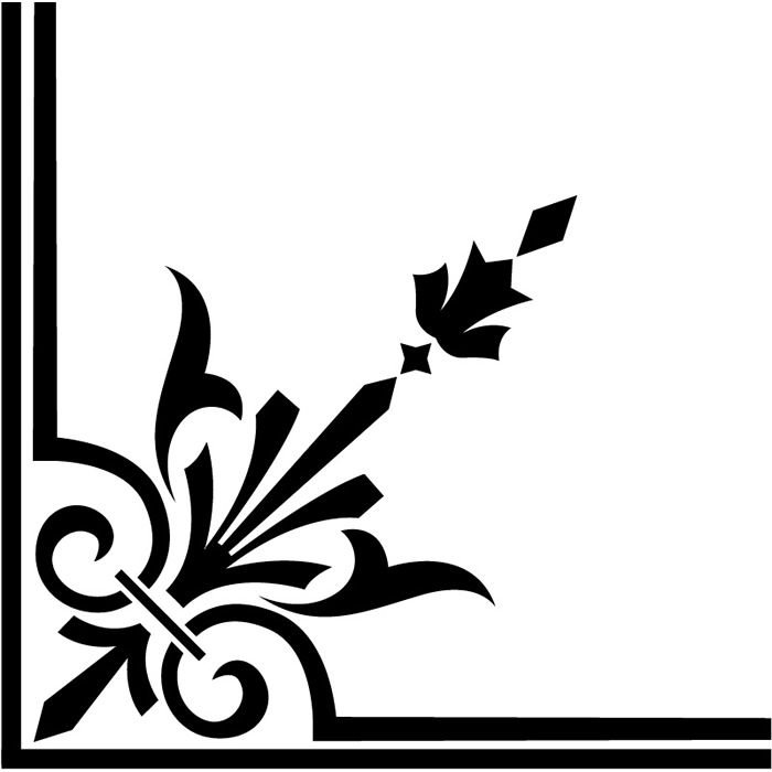 Трафаретные узоры на мебели