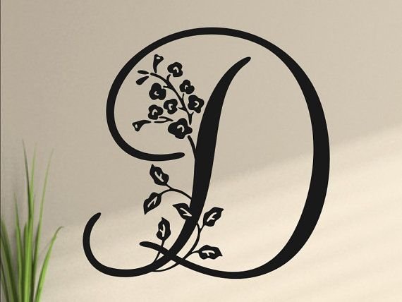 Декоративные буквы