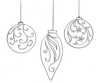 Новогодние шары трафареты на окна