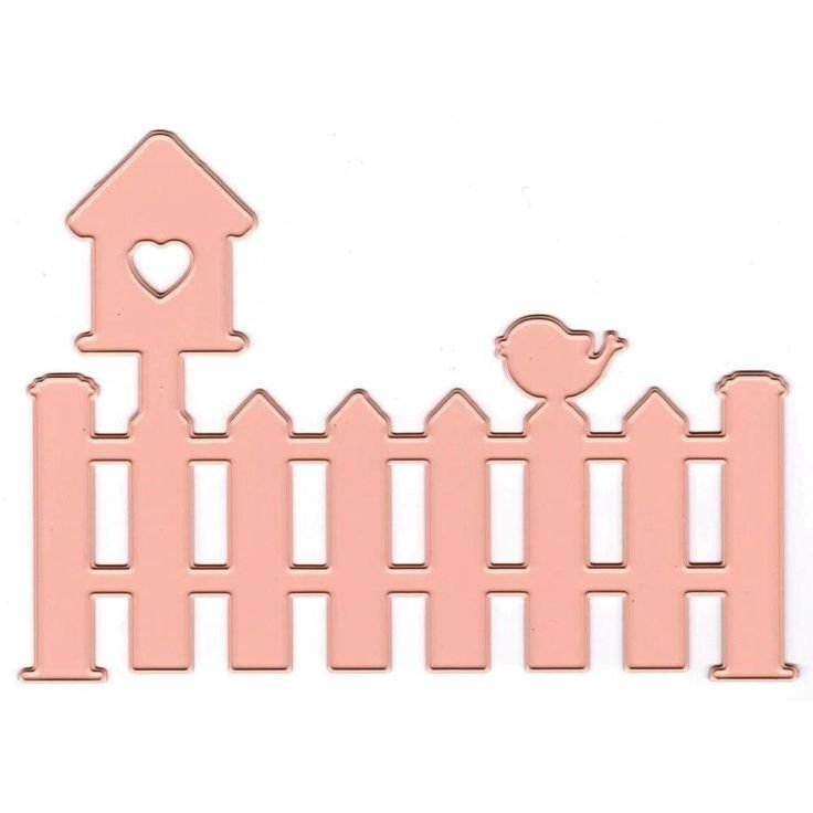 Забор трафарет