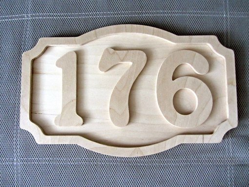 Резьба по дереву цифры