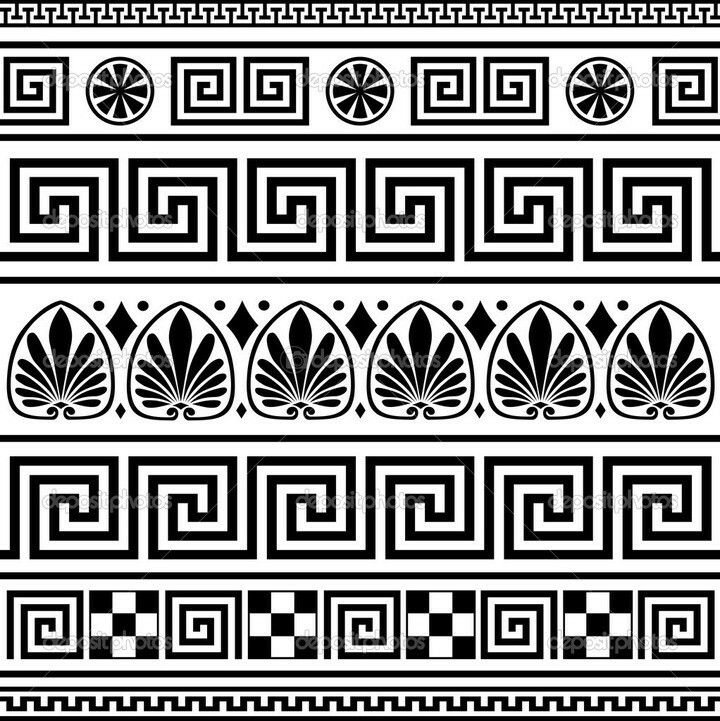 Римский орнамент Меандр