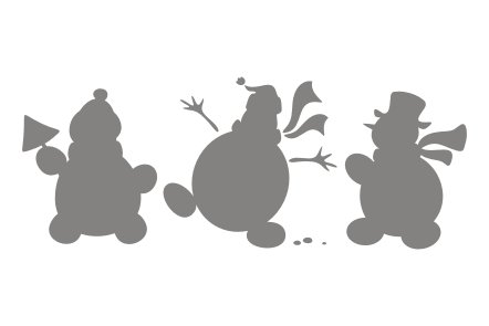 Трафареты для рисования на окнах