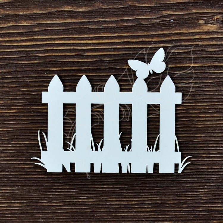 Забор трафарет