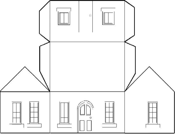 Домик из бумаги