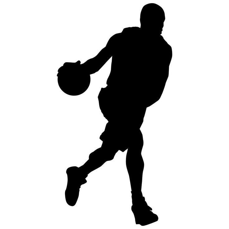 Баскетболист с мячом