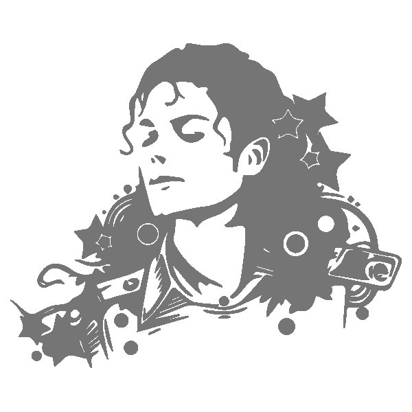 Майкл Джексон трафарет