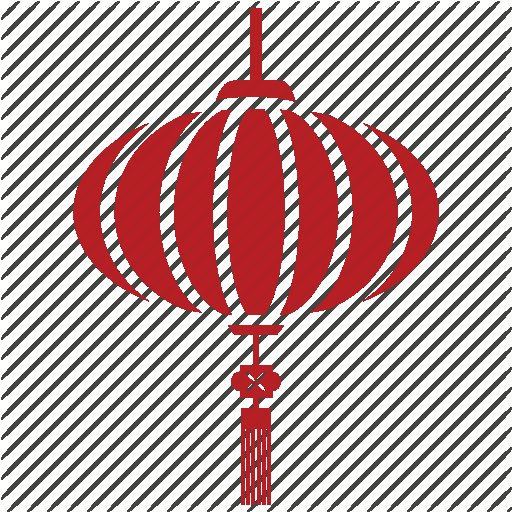 Китайский фонарик вектор