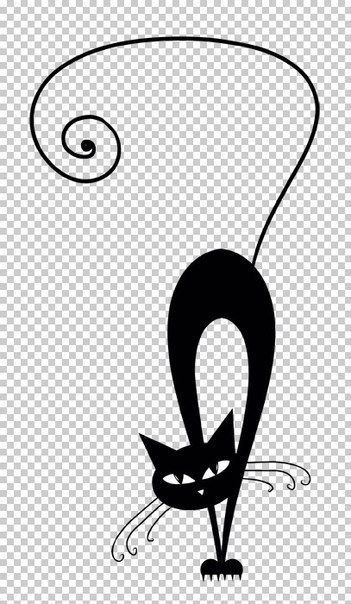 Силуэт кошки