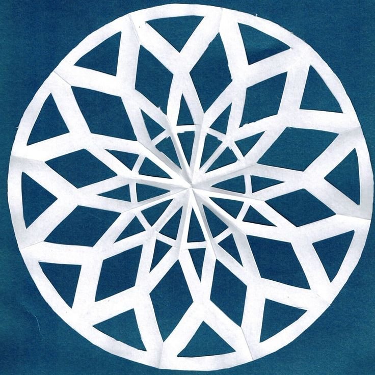 Ажурные снежинки