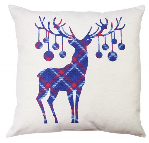 Подушка с изображением оленя