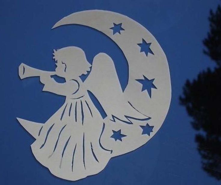 Бумажные фигурки на окна