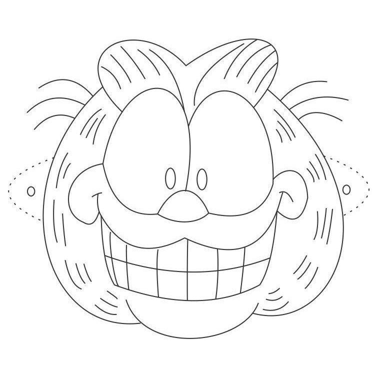 Раскраски маски для мальчиков