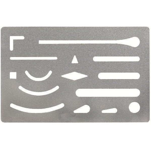 Трафарет для стирания карандаша