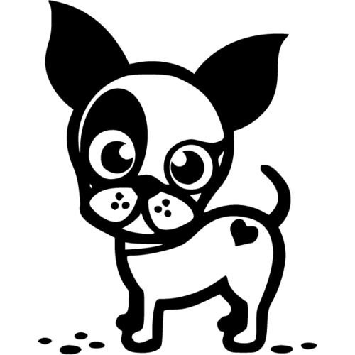 Чихуахуа трафарет