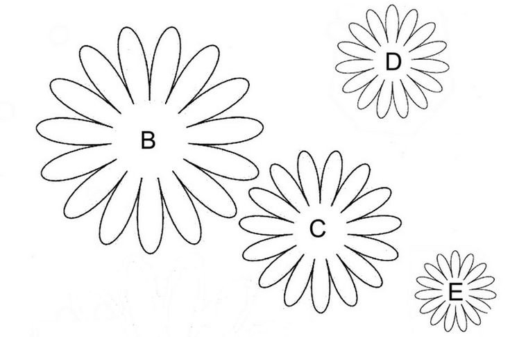 Цветок шаблон