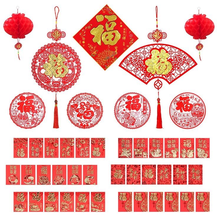 Украшения для китайского нового года