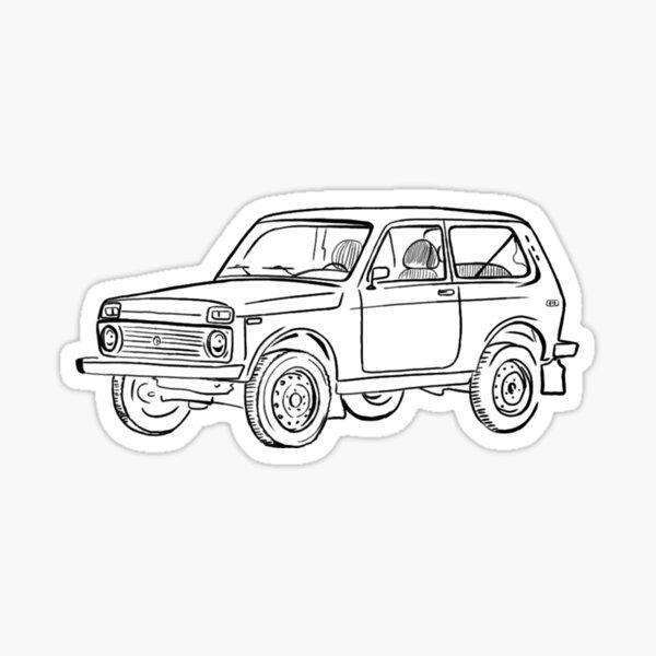 Нива 2121 вектор