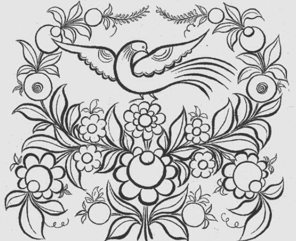 Узоры и орнаменты для росписи