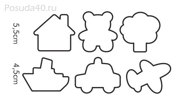 Формы для печенья трафарет