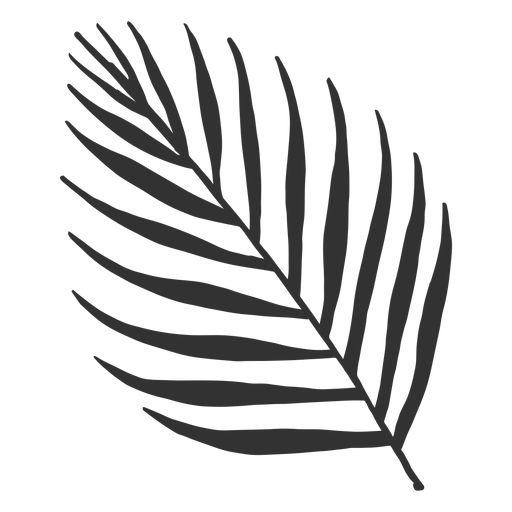 Лист пальмы СВГ