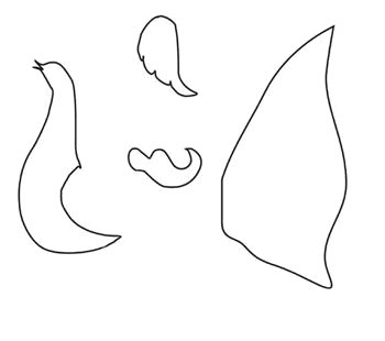 Птички шаблоны для вырезания