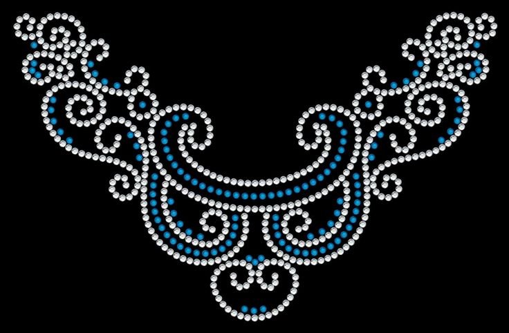 Орнаменты для вышивки бисером на одежде